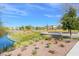 Community pond with walking paths at 117 Destiny Orchard Ct, Henderson, NV 89011
