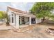Backyard patio area perfect for outdoor dining and entertaining at 1220 Basin Brook Dr, North Las Vegas, NV 89032
