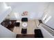 Bright, airy living room with modern decor and a view from the upper level at 1246 E Gary Ave, Las Vegas, NV 89123