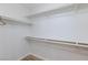 Walk-in closet features ample storage with shelving and rods at 1246 E Gary Ave, Las Vegas, NV 89123