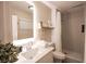 A bathroom featuring tile work in the shower, a sink, and a toilet at 2043 Sombrero Dr, Las Vegas, NV 89169