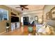 Inviting living room with open floor plan, and wood floors at 2050 W Warm Springs Rd # 4211, Henderson, NV 89014
