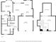 Detailed floor plan showcasing layout of the home including bedrooms, kitchen, living areas, and garage at 2124 Rising Mist St, Las Vegas, NV 89134
