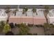 Aerial view of community rooftops surrounded by trees and well-maintained landscaping at 2231 Hallston St, Las Vegas, NV 89134