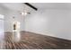 Spacious living room with hardwood flooring and vaulted ceilings at 3594 Wild Cherry Ct, Las Vegas, NV 89121