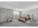Cozy bedroom with carpet, natural light, and a stylish workspace at 3642 Haverhill St, Las Vegas, NV 89121