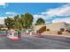 Community entrance to Braewood Heritage Square under a clear blue sky at 3642 Haverhill St, Las Vegas, NV 89121