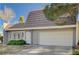 Charming townhome featuring a two-car garage, secure front door, and verdant landscaping, situated on a sunny day at 3642 Haverhill St, Las Vegas, NV 89121