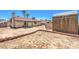 Backyard with shed and tile roof at 403 Woodridge Dr, Henderson, NV 89015