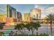 Stunning city view overlooking modern buildings, palm trees, and the vibrant cityscape at 4515 Dean Martin Dr # 200, Las Vegas, NV 89103
