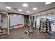 Gym featuring various weightlifting machines and equipment at 4515 Dean Martin Dr # 200, Las Vegas, NV 89103