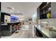 Spacious kitchen features stainless steel appliances, a breakfast bar, and city views at 4515 Dean Martin Dr # 200, Las Vegas, NV 89103