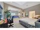 Bright main bedroom with office space, skylight and ensuite bathroom at 4515 Dean Martin Dr # 200, Las Vegas, NV 89103