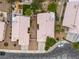 Aerial view of homes showcasing well-maintained properties and community layout at 4517 Rodman Dr, Las Vegas, NV 89130