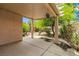 Covered patio with concrete flooring and natural light at 4517 Rodman Dr, Las Vegas, NV 89130
