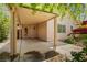 Covered patio with concrete flooring, a door, and natural light at 4517 Rodman Dr, Las Vegas, NV 89130