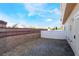 Private fenced backyard with brick patio, perfect for outdoor living and entertaining at 4608 Snake Eyes St # 102, Las Vegas, NV 89122