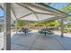 Covered pavilion with picnic tables offers a cool and shaded spot for gatherings and outdoor dining at 4720 Flower Moon Ave # 101, North Las Vegas, NV 89084