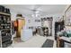 Spacious office features tile flooring, ceiling fan, and a large window providing natural light at 5202 Willis St, North Las Vegas, NV 89031