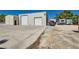 A couple of metal sheds along the concrete parking area, plenty of room for RV parking at 5202 Willis St, North Las Vegas, NV 89031