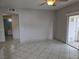 Bright living room with access to bathroom and balcony at 5655 E Sahara Ave # 2020, Las Vegas, NV 89142