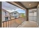 A balcony overlooking neighboring houses at 707 Cottonwood Hill Pl, Henderson, NV 89011