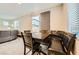 The dining area features stylish bench seating and is conveniently located adjacent to the living area at 707 Cottonwood Hill Pl, Henderson, NV 89011