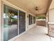 Covered patio with view of pool and yard at 7505 Java Sparrow St, North Las Vegas, NV 89084
