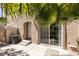 Private patio with entry door and sliding glass door for indoor/outdoor living at 7732 Almeria Ave, Las Vegas, NV 89128