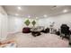Finished basement space with stylish furnishings and décor at 8113 Misty Canyon Ave, Las Vegas, NV 89113