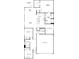 Detailed floor plan showcasing the layout of bedrooms, kitchen, living spaces, and garage at 87 Serene Tempo Ave, Henderson, NV 89011