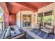 Enjoy the view from this private balcony with ample seating, perfect for relaxing and entertaining at 91 E Agate Ave # 204, Las Vegas, NV 89123