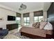 Main bedroom featuring large windows and modern decor at 9101 Alta Dr # 507, Las Vegas, NV 89145