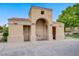 Community amenity includes restrooms and drinking fountains with beige columns and a red tile roof at 936 Viscanio Pl, Las Vegas, NV 89138
