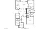 Detailed floor plan showcasing the layout of this home with labeled rooms and dimensions at 936 Viscanio Pl, Las Vegas, NV 89138