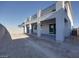 Modern home exterior features a covered patio and ample space for outdoor living and entertaining at 10204 Kern Peak St, Las Vegas, NV 89166