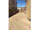 View of the backyard showing the lot before sod installation at 11201 Newbury Hills Ave, Las Vegas, NV 89138