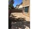 Unlandscaped backyard with a blank canvas, offering plenty of space for outdoor activities at 11201 Newbury Hills Ave, Las Vegas, NV 89138
