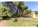 This backyard has mature trees, providing ample shade and privacy at 1127 Melville Dr, Las Vegas, NV 89102
