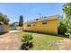 Spacious backyard with private detached garage and grass at 1127 Melville Dr, Las Vegas, NV 89102