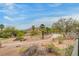 Picturesque view of the desert landscape with a glimpse of the golf course at 11527 Morning Grove Dr, Las Vegas, NV 89135