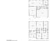 Detailed floor plan showcasing the layout of the home's two floors, including bedrooms, bathrooms, kitchen, and living spaces at 1191 Starstone Ct, Henderson, NV 89014