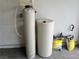 Image of the Culligan water softener system with water treatment solution for the home at 2112 Merganser Ct, North Las Vegas, NV 89084