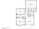 Detailed floor plan showcasing the layout of the home with dimensions of rooms and closets at 253 Kindly Way, Henderson, NV 89011