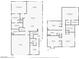 Detailed floor plan showcasing the layout of the home with dimensions of rooms and closets at 253 Kindly Way, Henderson, NV 89011