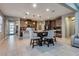 Open floor plan showcases a kitchen, dining and entry area at 253 Kindly Way, Henderson, NV 89011