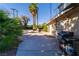 View of home's backyard space with BBQ at 2612 Sonora St, Las Vegas, NV 89102
