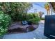 Backyard features lush foliage, outdoor seating at 2612 Sonora St, Las Vegas, NV 89102