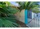 Exterior shot of gated area showcasing a secure entrance with colorful accents at 2612 Sonora St, Las Vegas, NV 89102