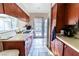 Efficient kitchen with tile floors, lots of storage, and a clean aesthetic at 2612 Sonora St, Las Vegas, NV 89102